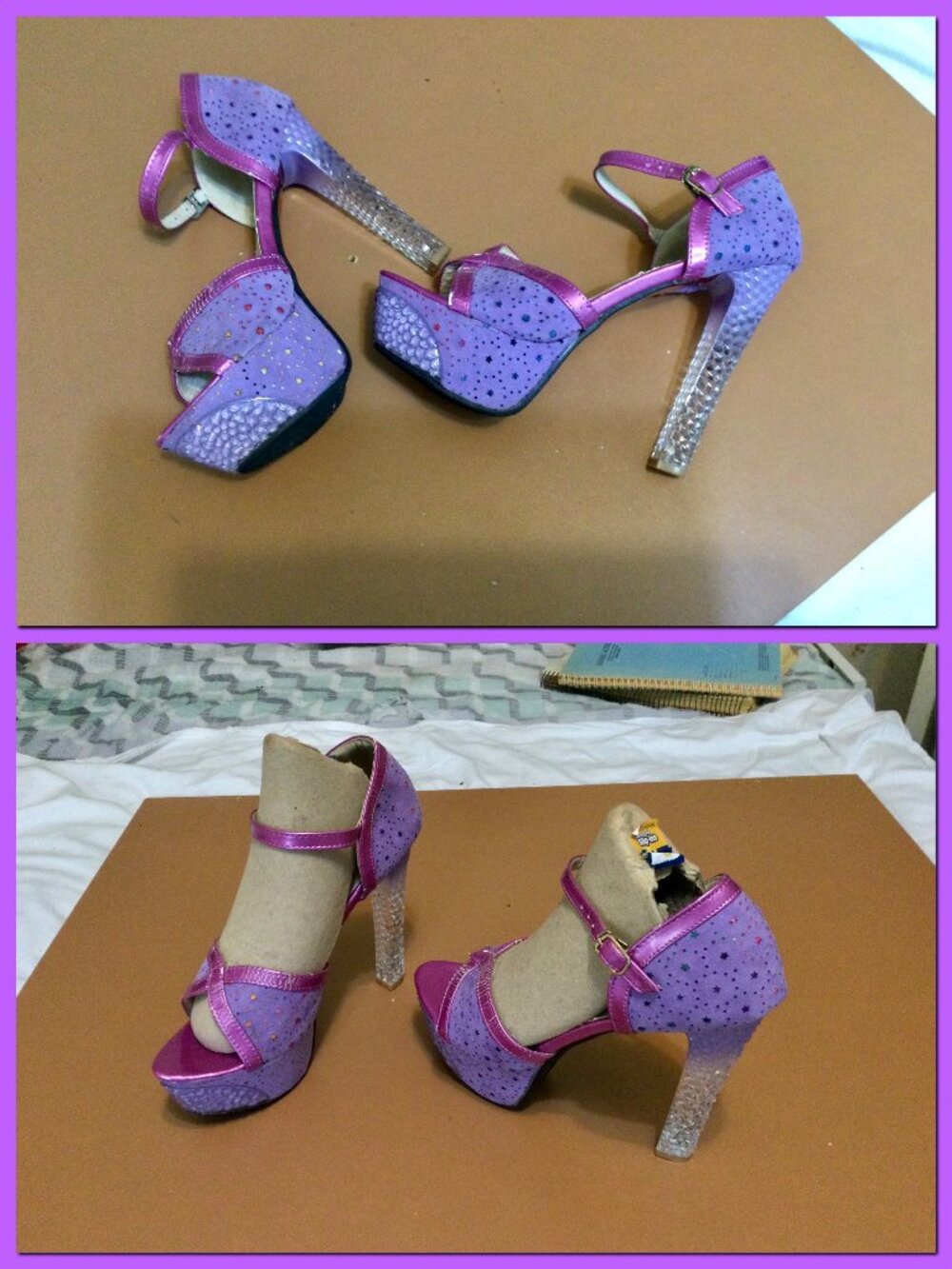 Disco Platform Sandals, sz 39